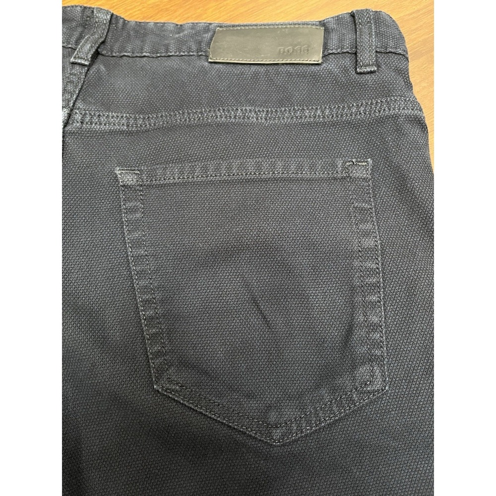 Boss Hugo Boss Men's 34 Navy Blue Stretch Italian Fabric Casual Pants - Picture 10 of 15